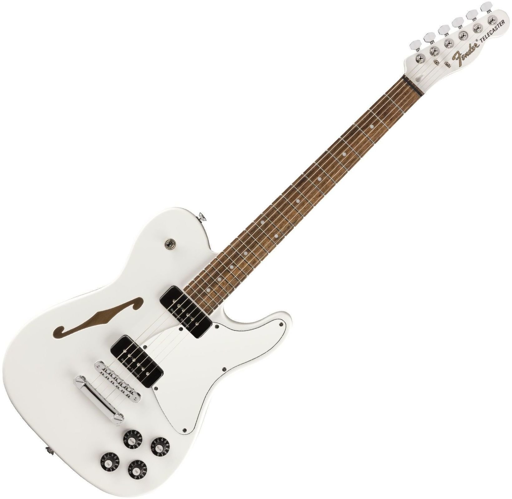 Fender Jim Adkins JA-90 Telecaster Thinline IL Bílá Fender